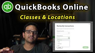 QuickBooks Online Classes amp Locations and how to reclassify in batch [upl. by Autumn963]