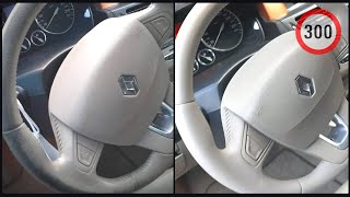 Recoloring a Leather Steering Wheel DIY [upl. by Enialedam32]