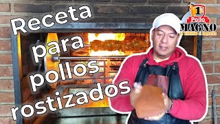 Receta para pollos rostizados [upl. by Ribble832]