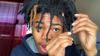 HOW TO Get Instant Dreads Crochet Dreads FreeForm Dreads [upl. by Bravin]