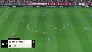 CFR Cluj vs FCSB 15092024 Superliga EA FC 24 [upl. by Zeus908]