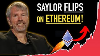 Michael Saylor FLIPS on Ethereum  BIG NEWS [upl. by Carlton]