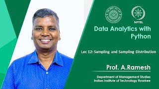 Lec 12 Sampling and Sampling Distribution [upl. by Zanlog]