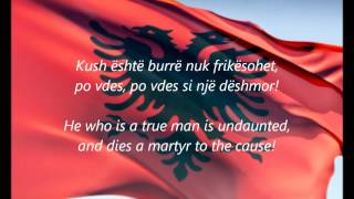 Albanian National Anthem  quotHymni I Flamuritquot SQEN [upl. by Acimad]