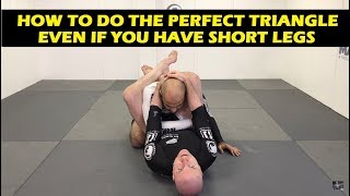 How To Do The Perfect Triangle Choke Even If You Have Short Legs by John Danaher [upl. by Rosalia127]