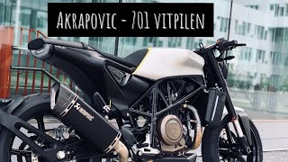 Husqvarna 701 vitpilen  Akrapovic sound [upl. by Turoff447]