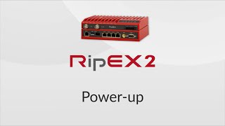 RipEX2 Tutorial – Power Up [upl. by Aromat]