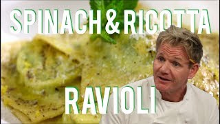 Spinach and Ricotta Ravioli  PTMTR [upl. by Llenrev503]