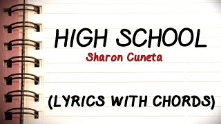 Sharon Cuneta — High School Official Lyric Video with Chords [upl. by Baudoin]