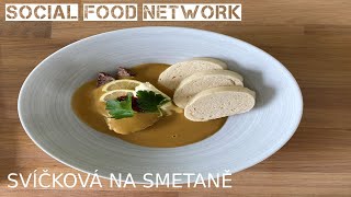 How to make SVÍČKOVÁ NA SMETANĚ  Social Food Network [upl. by Alaekim]