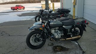 2020 Ural Motorcycle Cold Start Gen2 vs Gen1 [upl. by Oeht]