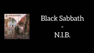 Black Sabbath  NIB Lyrics [upl. by Kaliope]