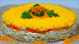 Torta Insalata MIMOSA  Antipasti  Ricetta Facile [upl. by Alamat643]