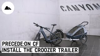 How to install the Croozer trailer to your PrecedeON [upl. by Arni]