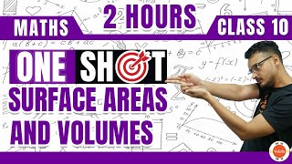 Surface Areas And Volumes Class 10 in One Shot  NCERT 10th Maths Full Chapter13 Explanation [upl. by Nanek]