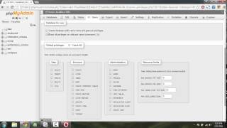 phpmyadmin Users and Privileges [upl. by Netloc849]