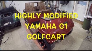 Highly Modified Yamaha G1 GolfCart [upl. by Idola]