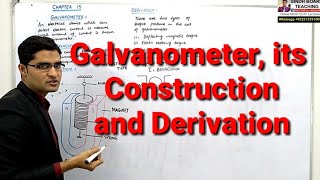 Galvanometer and its Construction and Derivation [upl. by Nicodemus]