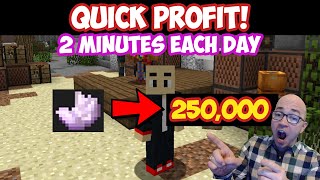 Hypixel Skyblock  Best NPC to Bazaar Flip Items PROFIT [upl. by Nuoras967]