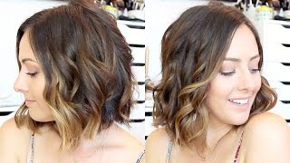 How To Curl Hair With A Straightener amp Curling Wand [upl. by Suiramed]