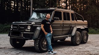 we drive a Mercedes AMG G63 6X6 through the forest in Germany  The Supercar Diaries [upl. by Adnael85]