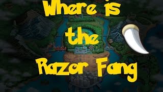 Where Is The Razor Fang Location 1 Pokemon Black 2White 2 [upl. by Anirehc706]