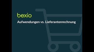 Aufwandsrechnungen vs Lieferantenrechnungen  bexio Tutorial [upl. by Valeria]