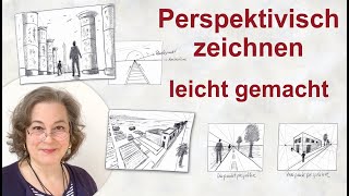 Perspektivisch zeichnen  leicht gemacht [upl. by Sharyl]