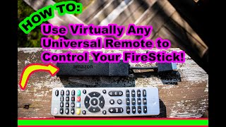 How to Program Any Universal Remote to Work With Amazon FIRE TV Stick [upl. by Eniladam]