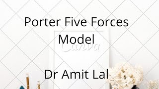 Porter Five forces Model  Strategic Management  NTA UGC NET Management [upl. by Sabella143]