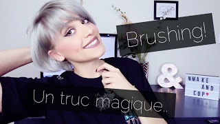 ♡ Brushing cheveux courts  Une brosse chauffante incroyable [upl. by Kyte48]