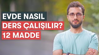 Evde Nasıl Ders Çalışılır  12 Maddelik Rehber [upl. by Mihe]