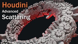 Advanced Scattering in Houdini 185 [upl. by Arodoet]