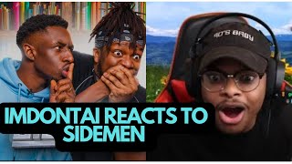 ImDontai Reacts To Sidemen Silent Library [upl. by Wolliw930]