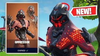 NEW OPPRESSOR SKIN Gameplay in Fortnite [upl. by Ellened324]