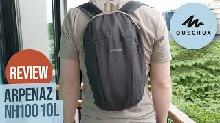 Quechua Arpenaz NH100 10L Backpack Review [upl. by Ytinav]