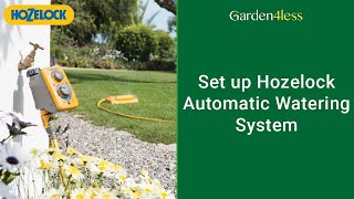 Setting Up A Hozelock Automatic Watering System  Garden4Less [upl. by Landri]