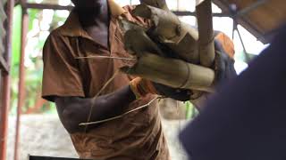 Making Bamboo Briquettes [upl. by Aseela]