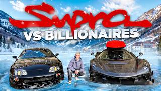 1000HP Supra terrorizing Billionaires Hypercarmeet in Switzerland [upl. by Aleet]