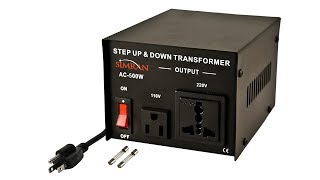 110 to 220 StepUp transformer Review [upl. by Most126]