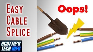 Easy waterproof Cable and Wire Splice [upl. by Chap]