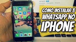 COMO INSTALAR 3 WHATSAPP NO IPHONE [upl. by Neerihs]