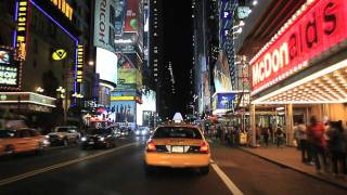 New York City amp Times Square Night Tour [upl. by Eanel]