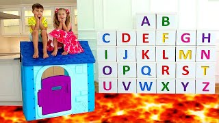 Roma and Diana learn the alphabet  ABC song [upl. by Cleve]