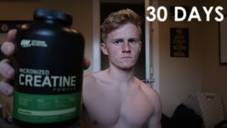 I took CREATINE for 30 days [upl. by Dina19]