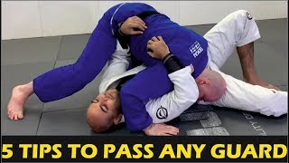 5 Tips To Pass ANY Guard by John Danaher [upl. by Aehsel]