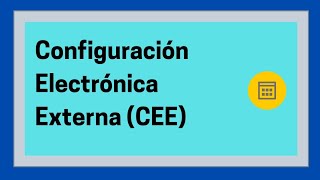 CONFIGURACIÓN ELECTRÓNICA EXTERNA CEE  Química CBC  Ejercicio 318 [upl. by Seka]