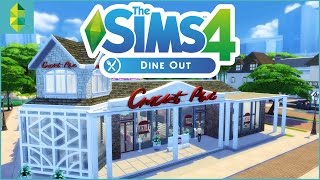 The Tilted Kilt  The Sims 4  Dine Out  Build Tour  No CC [upl. by Alrep]