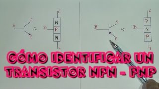 Cómo Identificar un Transistor NPN  PNP [upl. by Anair]