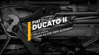 Cabin Filter Replacement  Fiat Ducato II  WP9368 [upl. by Niamreg]